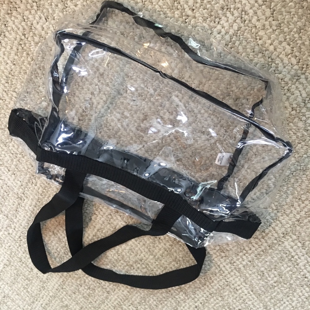 NWOT City Streets Brand Clear Purse Bag